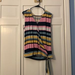 Loft large wrap top
